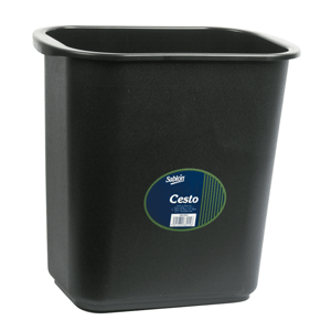 BASURERO PEQUENO NEGRO SABLON