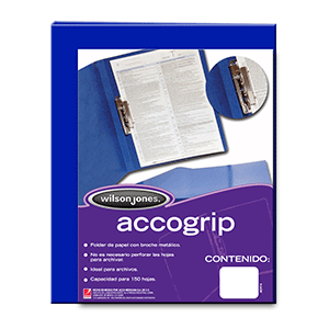 ACCOGRIP CARTA AZUL OBS 2PK