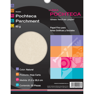 PAPEL PARCH NATURAL 90GR 50HJS