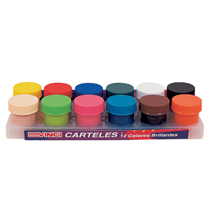PINTURA ESCOLAR 6 COLORES 15ML