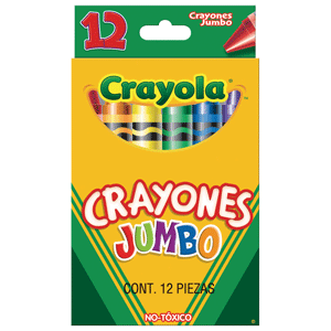 CRAYONES CRAYOLA JUMBO CAJA 12U