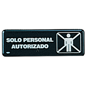 Letrero / senalizacion marca Sablon de alta visibilidad. Identifica zonas, riesgos o instrucciones en oficinas, bodegas y areas comunes. Material resistente al uso prolongado.