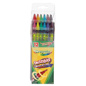 LAPICES DE COLOR CRAYOLA TWISTABLES 12U LAPICES DE COLOR CRAYOLA TWISTABLES 12U