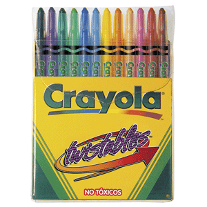 CRAYONES TWISTABLES C/12