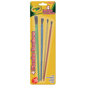 PINCELES CRAYOLA MANGO DE PLASTICO