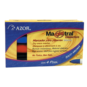 MARCADOR PARA PIZARRA MAGISTRAL DIDACTICO  4U