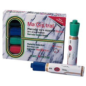 MARCADOR PARA PIZARRA MAGISTRAL PUNTO FINO 4U MARCADOR PARA PIZARRA MAGISTRAL PUNTO FINO 4U