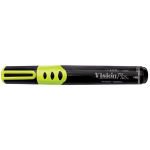 Marcatextos marca Vision con tinta fluorescente para resaltar informacion clave en libros, apuntes y documentos. Trazo uniforme que no traspasa el papel.