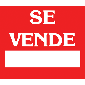ROTULO SE VENDE 34x40 CMS