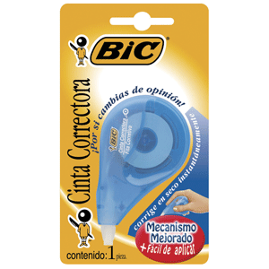 CORRECTOR EN CINTA BIC