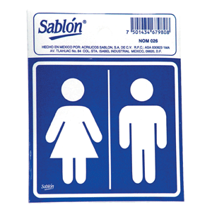 CALCOMANIA BANOS B/3