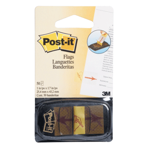 POST-IT BANDERITA MANO FIRMADO ROJA