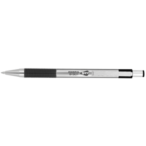 Boligrafo rollerball marca Zebra con escritura suave y tinta liquida de alta cobertura. Trazo nitido y constante para notas, firmas y uso diario.