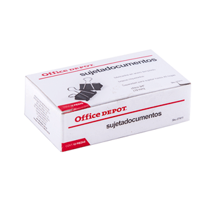 SUJETADOCUMENTOS 3/4 19MM C/12 SUJETADOCUMENTOS 3/4 19MM C/12