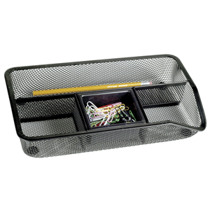 CHAROLA ORGANIZADORA COLOR NEGRO METRO MESH 27 X 16 X 5 CM CHAROLA ORGANIZADORA COLOR NEGRO METRO MESH 27 X 16 X 5 CM