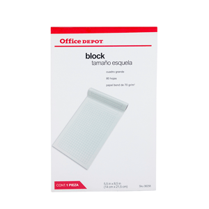 BLOCK T/ESQUELA CORTO C7 OFFICE DEPOT VALUE