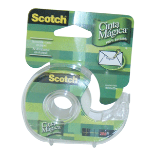 CINTA MAGICA C/DISPENSADOR 18MM X 20MTS