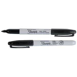 MARCADOR PERMANENTE SHARPIE FINO NEGRO 2U Office Depot Honduras