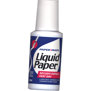 LIQUID PAPER EN BOTELLA