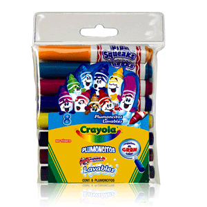 PLUMONCITOS MINI CRAYOLA B/8