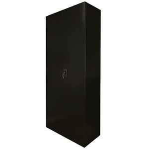 GABINETE DE METAL 4 ENTREPANOS NEGRO MOBELT