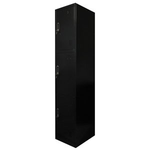 LOCKER MAX MOBELT (NEGRO, PERSONAL, 3 CASILLEROS) LOCKER MAX MOBELT (NEGRO, PERSONAL, 3 CASILLEROS)