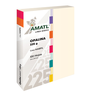 OPALINA AMATL MARFIL 225G CARTA 100 HJS OPALINA AMATL MARFIL 225G CARTA 100 HJS