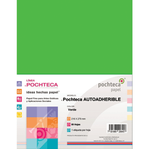 PAPEL ADHERIBLE CARTA VERDE FLUORESCENTE 50H PAPEL ADHERIBLE CARTA VERDE FLUORESCENTE 50H