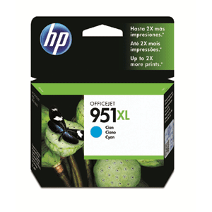 CARTUCHO DE TINTA HP 951XL CIAN ORIGINAL CARTUCHO DE TINTA HP 951XL CIAN ORIGINAL