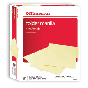 FOLDER CARTA MANILA OD 100 P. TRADICIONAL FOLDER CARTA MANILA OD 100 P. TRADICIONAL