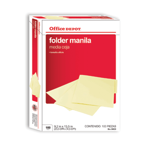 FOLDER OFICIO MANILA OD 100 P. TRADICIONAL