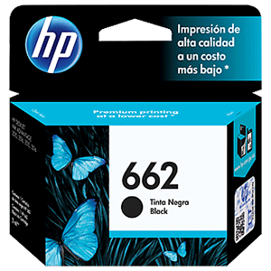 CARTUCHO DE TINTA HP 662 NEGRA ORIGINAL