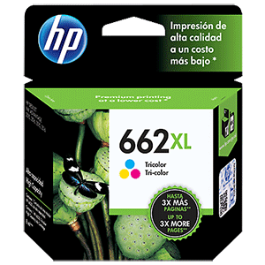 CARTUCHO DE TINTA HP 662XL TRICOLOR ORIGINAL 