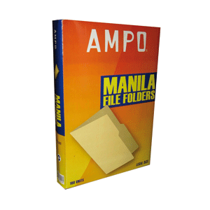 FOLDER MANILA AMPO T/O 100 UND
