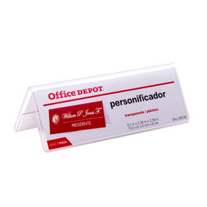 PERSONIFICADOR CHICO TRANSPARENTE PLASTICO 155X56MM PERSONIFICADOR CHICO TRANSPARENTE PLASTICO 155X56MM