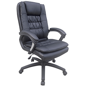 SILLA GERENCIAL DE PU ACOLCHADA NEGRO CON BRAZOS SKY CHAIRS SILLA GERENCIAL DE PU ACOLCHADA NEGRO CON BRAZOS SKY CHAIRS
