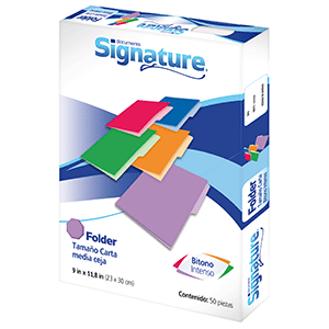 FOLDER SIGNATURE T/C NARANJA FOLDER SIGNATURE T/C NARANJA