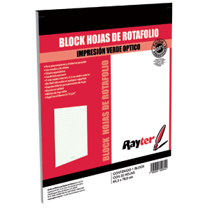 BLOCK ROTAFOLIO ECOLOGICO 64.3 X 78 CM BLOCK ROTAFOLIO ECOLOGICO 64.3 X 78 CM