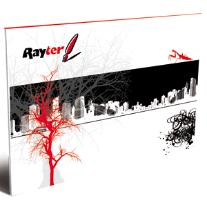 Block de hojas marca Rayter con papel de calidad para apuntes, dibujos o impresiones. Hojas faciles de desprender, formato practico para escuela u oficina.