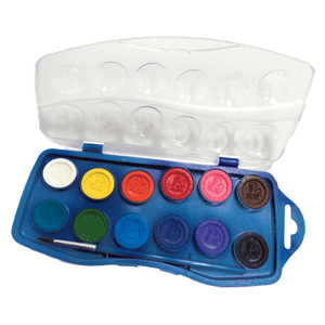 Acuarelas marca Pelikan de colores transparentes y mezcla suave. Ideales para ilustracion, dibujo y tecnicas humedas en escuela y arte.