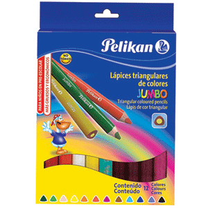 LAPICES D/COLORES C/12 JUMBO TRIANGULAR LAPICES D/COLORES C/12 JUMBO TRIANGULAR