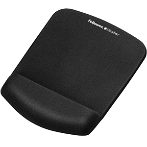 MOUSE PAD CON REPOSAMUÑECA NEGRO