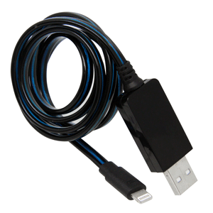 CABLE USB SPECTRA LIGHTNING CABLE BLANCO LUZ LED CABLE USB SPECTRA LIGHTNING CABLE BLANCO LUZ LED