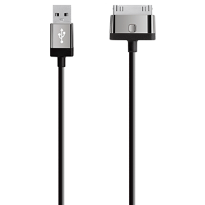 CABLE 30 PIN A USB 4  NEGRO
