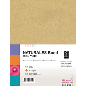 BOND NATURAL YUTE 118G CARTA 60HJS
