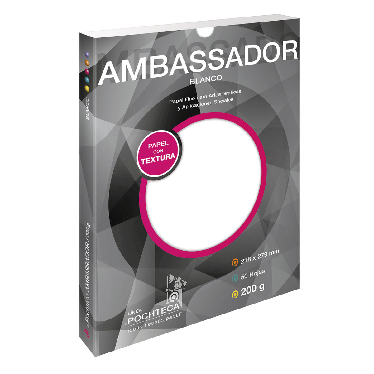 PAPEL AMBASSADOR BLANCO 200G 50HJS