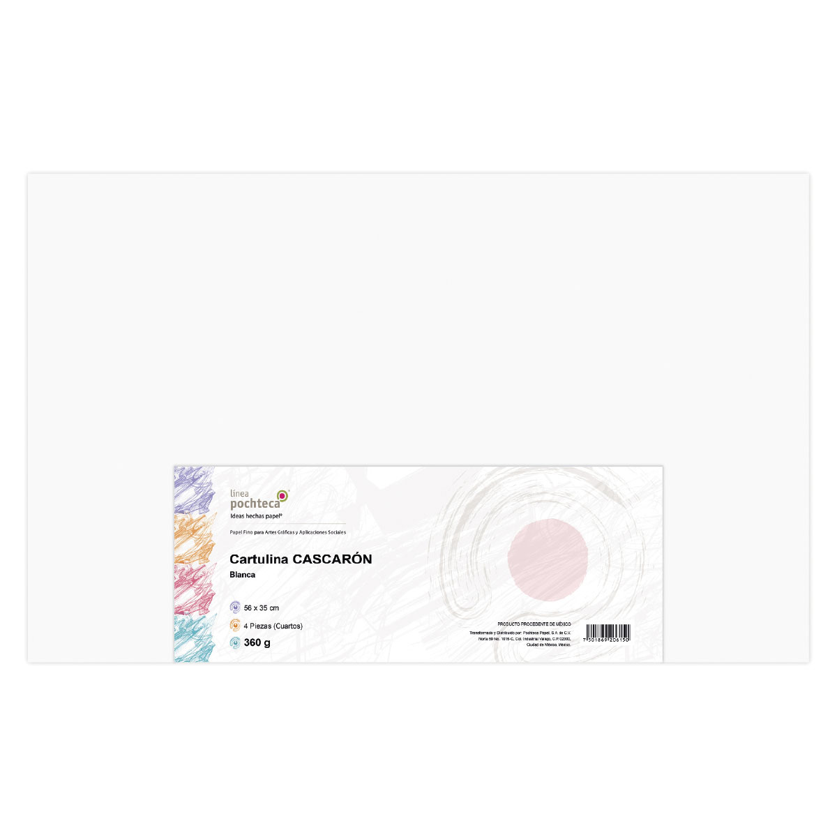 PAPEL CASCARON 56X35 4 CUARTOS 4U