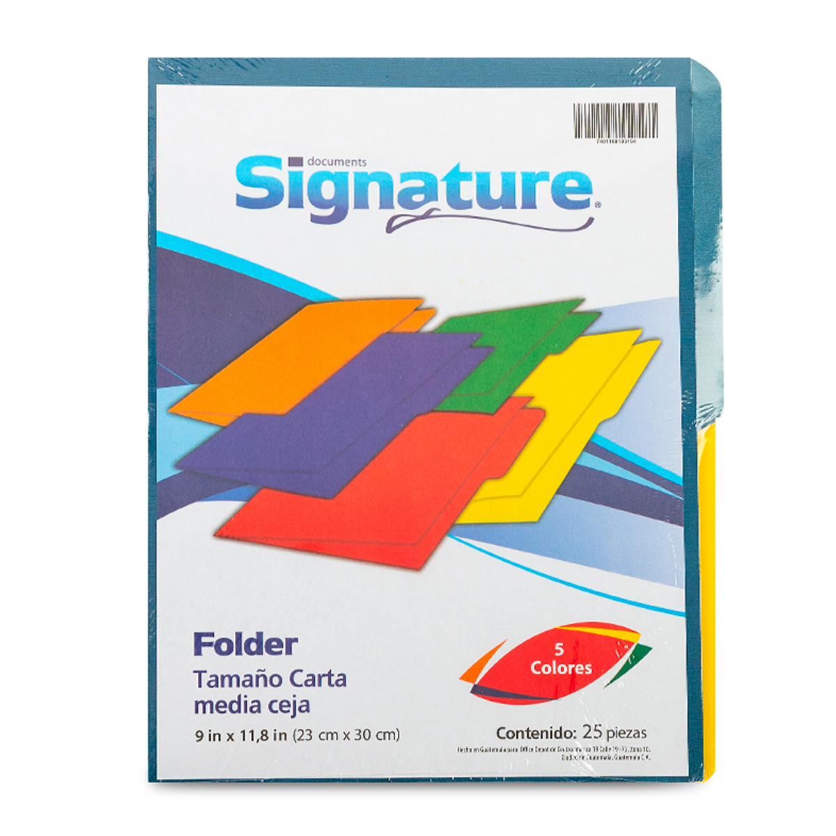 FOLDER SIGNATURE CARTA 25U