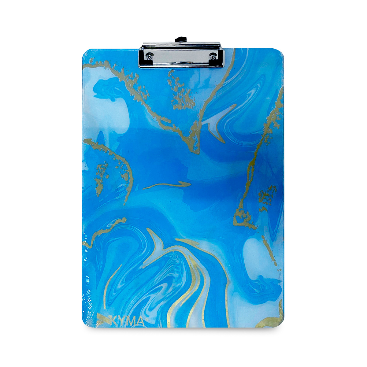 TABLA ACRILICO KYMA CARTA  MARMOLEADO AZUL