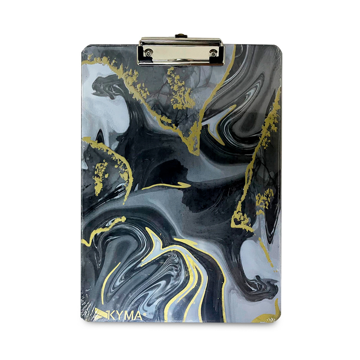 TABLA ACRILICO KYMA CARTA  MARMOLEADO NEGRO